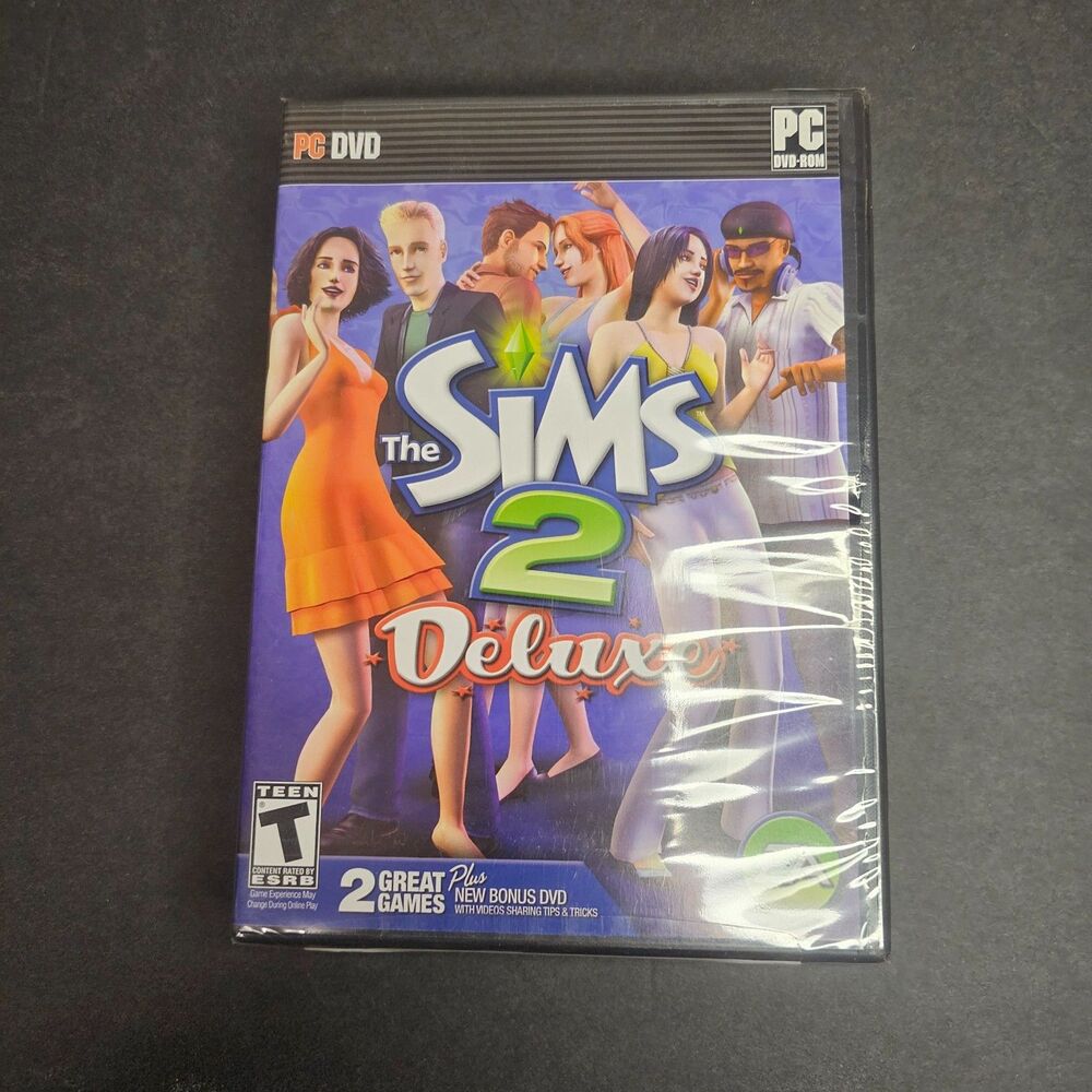 Sims 2: Deluxe New Sealed PC Game PC: Windows 2007
